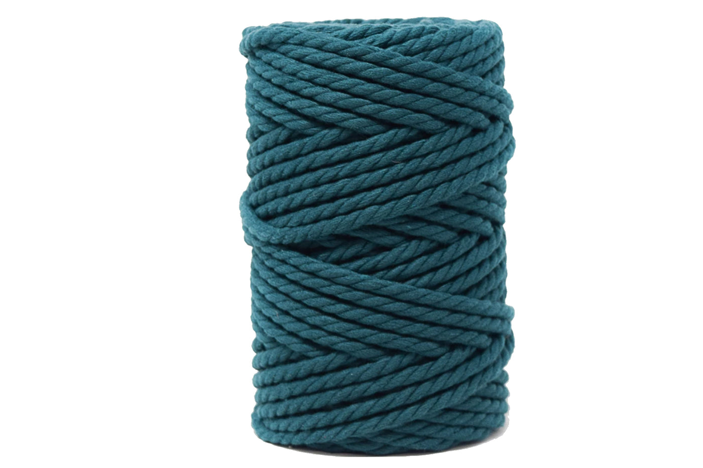 COTTON ROPE ZERO WASTE 5 MM - 3 PLY - HUNTER GROVE GREEN COLOR