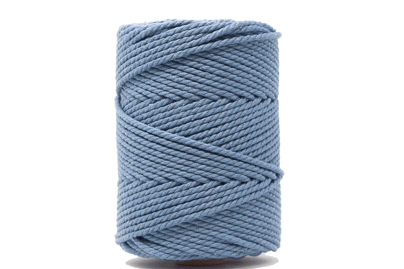 COTTON ROPE ZERO WASTE 3 MM - 3 PLY -BLUE JEANS COLOR