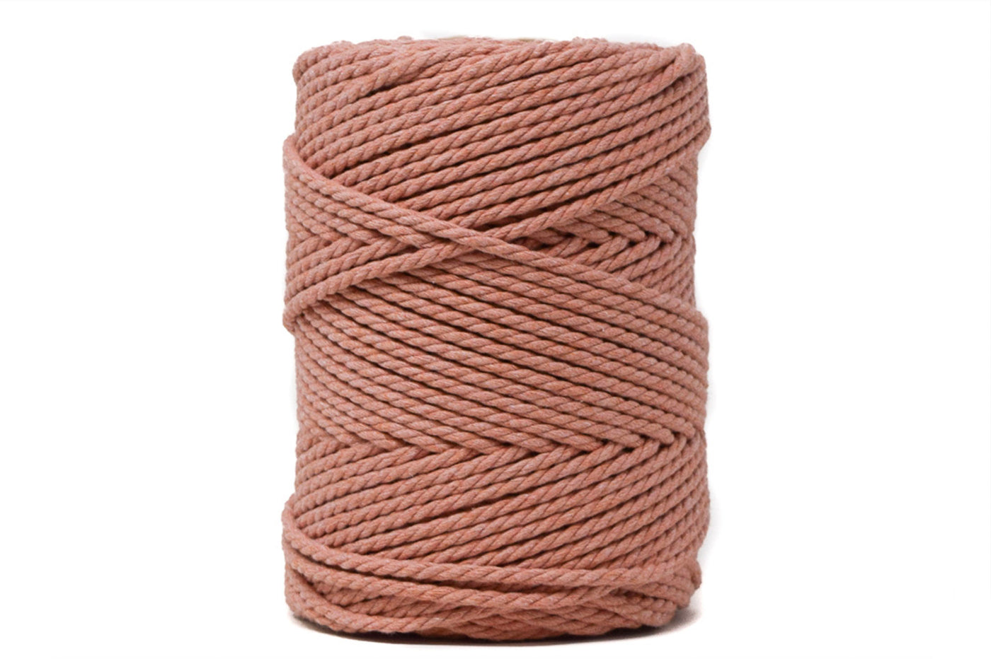 COTTON ROPE ZERO WASTE 3 MM - 3 PLY - DUSTY PINK COLOR