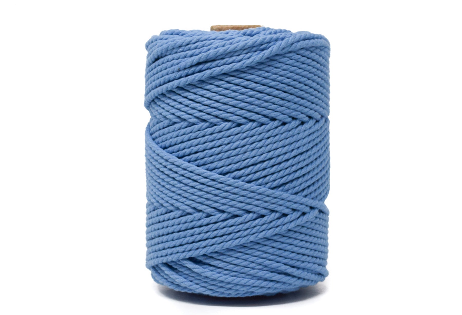 Azure Ropes MACRAME COTTON ROPE ZERO WASTE 3 MM - 3 PLY - AZURE BLUE COLOR – Ganxxet