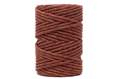 OUTDOORS RECYCLED POLYPROPYLENE ROPE 5 MM - 3 PLY - FIERY RED COLOR