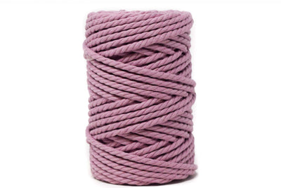 COTTON ROPE ZERO WASTE 5 MM - 3 PLY - PRIMROSE PINK COLOR