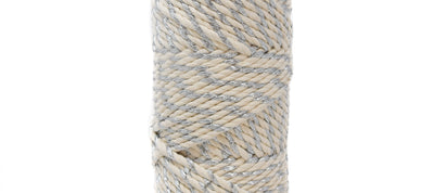 HOLLY JOLLY ROPE 3 MM - 3 PLY - SILVER
