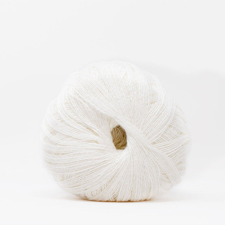 LINEN FLAMÉ - 1 STRAND - WHITE COLOR