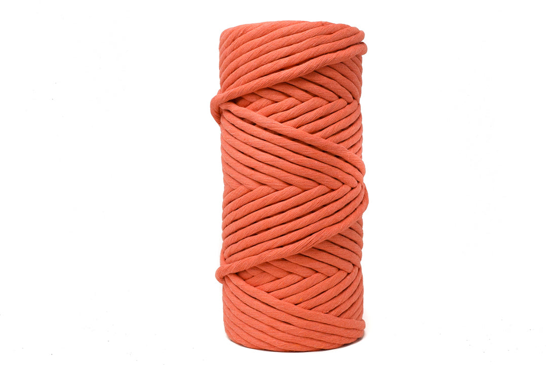 JUMBO SOFT COTTON CORD ZERO WASTE 8 MM - 1 SINGLE STRAND - SUNSET COLOR