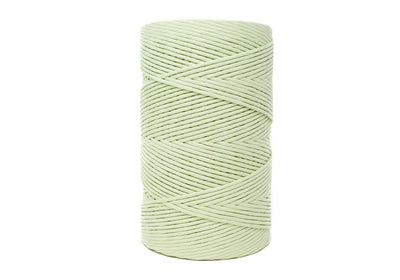 SOFT COTTON CORD ZERO WASTE 4 MM - 1 SINGLE STRAND - DILL COLOR