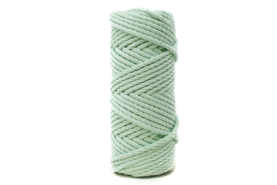 COTTON ROPE ZERO WASTE 5 MM - 3 PLY - MINT COLOR