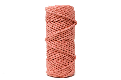 COTTON ROPE ZERO WASTE 5 MM - 3 PLY - FRUIT PUNCH COLOR