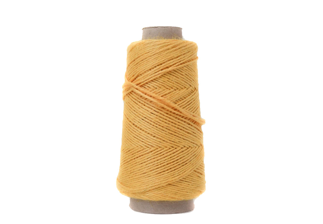 NATURAL LINEN - 1.5 MM - SUNFLOWER YELLOW COLOR