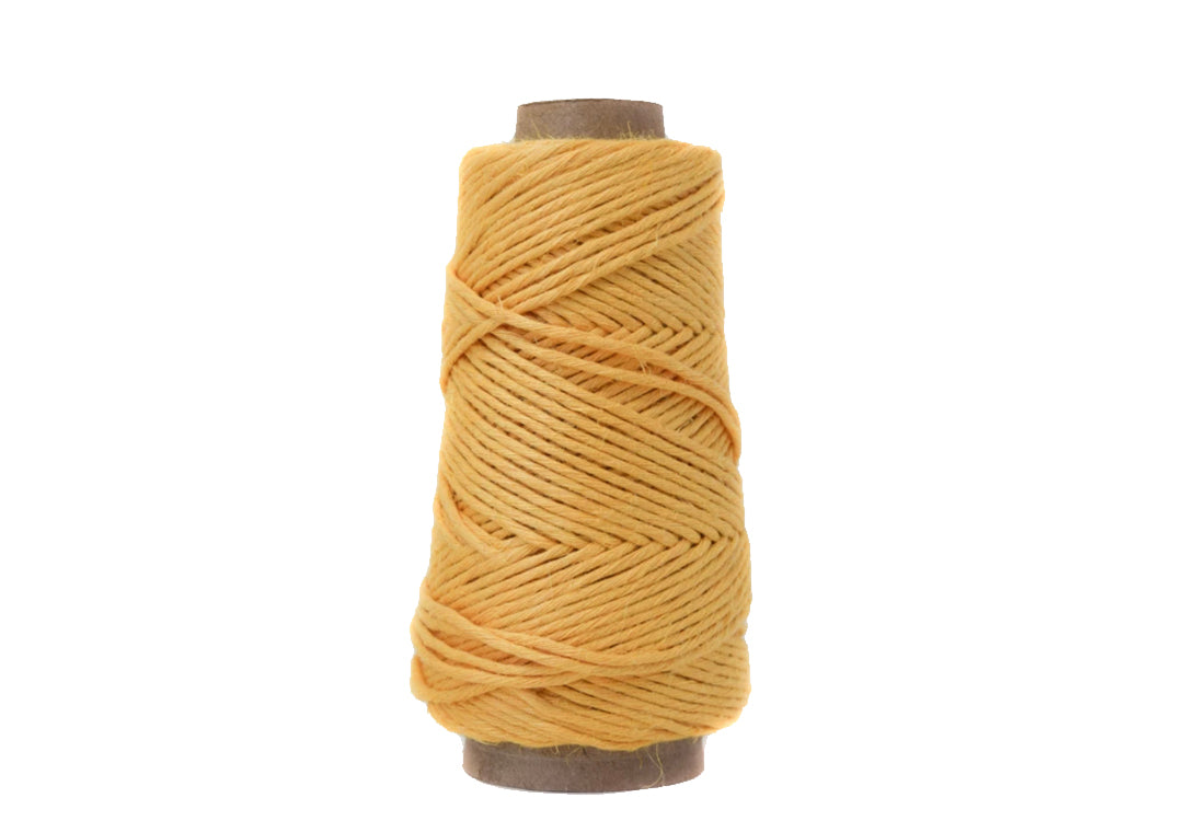 NATURAL LINEN - 2.5 MM - SUNFLOWER YELLOW COLOR