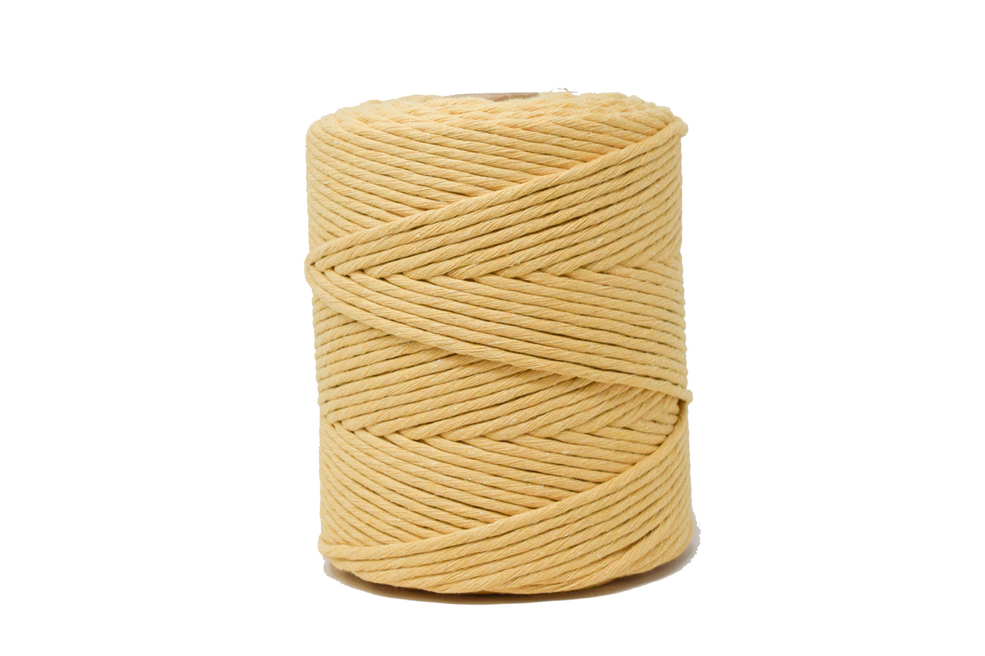 SOFT COTTON CORD ZERO WASTE 4 MM - 1 SINGLE STRAND - WHEAT COLOR