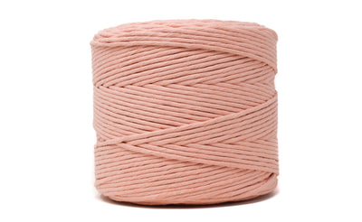 SOFT COTTON CORD ZERO WASTE 4 MM - 1 SINGLE STRAND - SHERBET COLOR