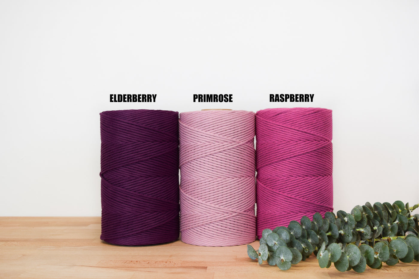 SOFT COTTON CORD ZERO WASTE 4 MM - 1 SINGLE STRAND - PRIMROSE COLOR