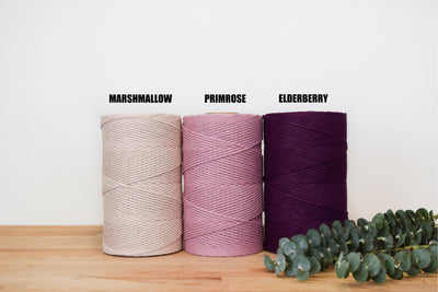 SOFT COTTON CORD ZERO WASTE 4 MM - 1 SINGLE STRAND - MARSHMALLOW COLOR