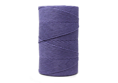 SOFT COTTON CORD ZERO WASTE 4 MM - 1 SINGLE STRAND - VIOLET COLOR