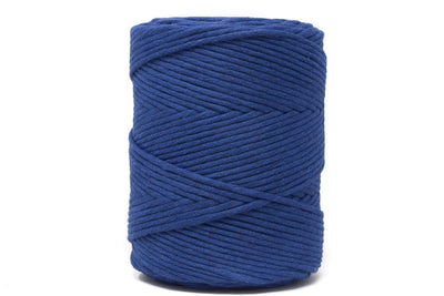 SOFT COTTON CORD ZERO WASTE 4 MM - 1 SINGLE STRAND - DEEP LAGOON COLOR