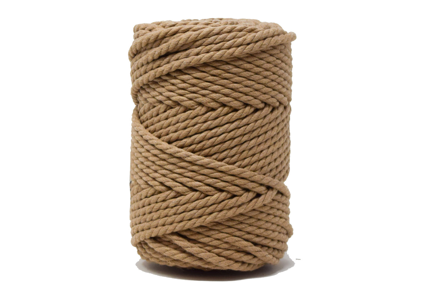 COTTON ROPE ZERO WASTE 5 MM - 3 PLY - MOCHA COLOR