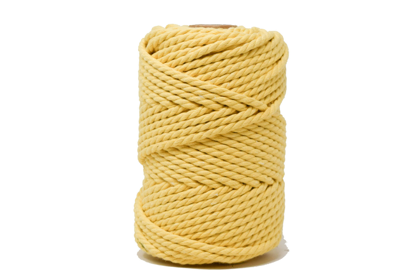 COTTON ROPE ZERO WASTE 5 MM - 3 PLY - SUNFLOWER YELLOW COLOR