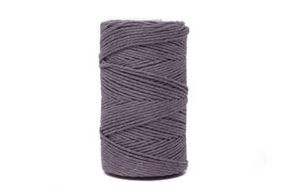 SOFT COTTON CORD ZERO WASTE 2 MM - 1 SINGLE STRAND - LAVENDER COLOR