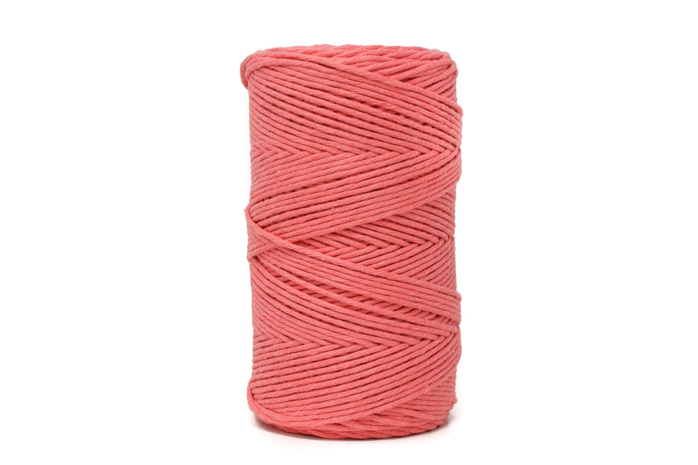 SOFT COTTON CORD ZERO WASTE 2 MM - 1 SINGLE STRAND - SALMON COLOR