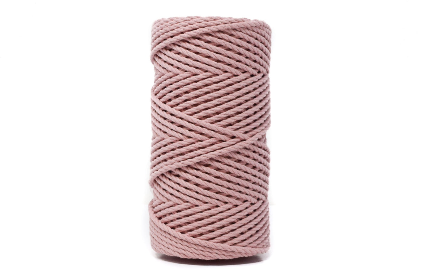 COTTON ROPE ZERO WASTE 3 MM - 3 PLY - BALLET PINK COLOR
