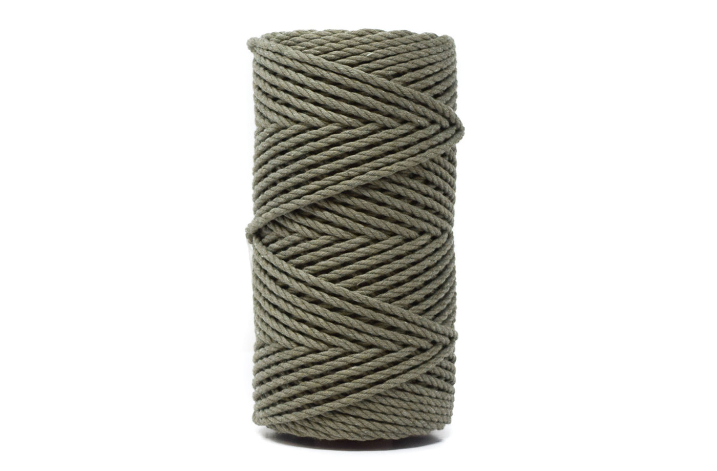 COTTON ROPE ZERO WASTE 3 MM - 3 PLY - BAY LEAF COLOR