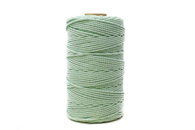 COTTON ROPE ZERO WASTE 2 MM - 3 PLY - MINT COLOR