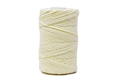 COTTON ROPE ZERO WASTE 2 MM - 3 PLY - ICE LEMON COLOR