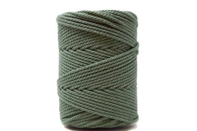 COTTON ROPE ZERO WASTE 3 MM - 3 PLY - EUCALYPTUS COLOR