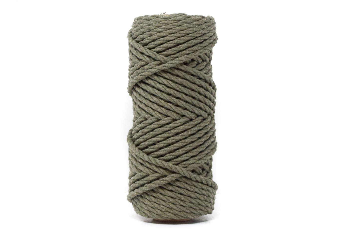 COTTON ROPE ZERO WASTE 5 MM - 3 PLY - BAY LEAF COLOR