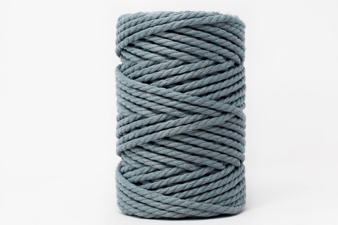 MACRAME COTTON ROPE 5 MM - 3 PLY - CLOUDY BLUE COLOR – GANXXET