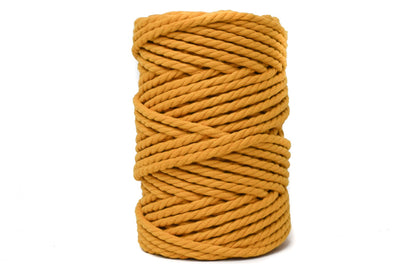 COTTON ROPE ZERO WASTE 5 MM - 3 PLY - SUN COLOR