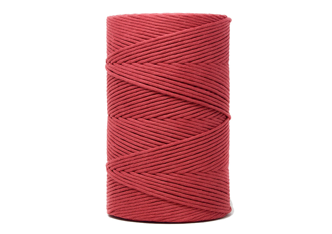 SOFT COTTON CORD ZERO WASTE 4 MM - 1 SINGLE STRAND - AMOUR COLOR