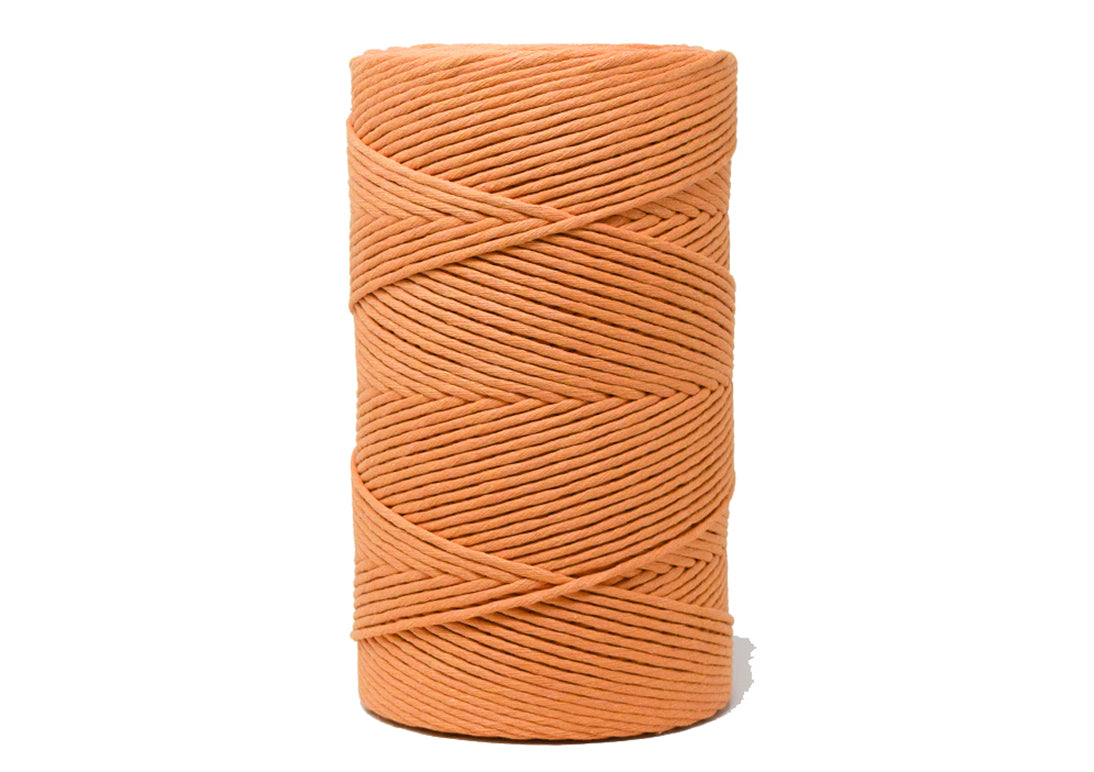 SOFT COTTON CORD ZERO WASTE 4 MM - 1 SINGLE STRAND - PEACH COLOR