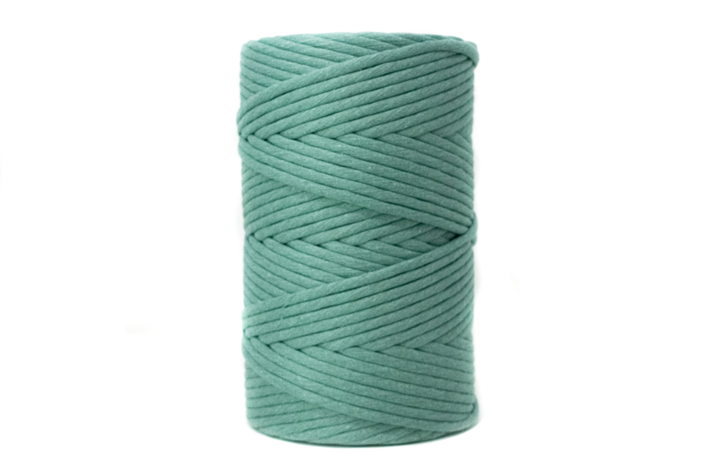 JUMBO SOFT COTTON CORD ZERO WASTE 8 MM - 1 SINGLE STRAND - JADE COLOR