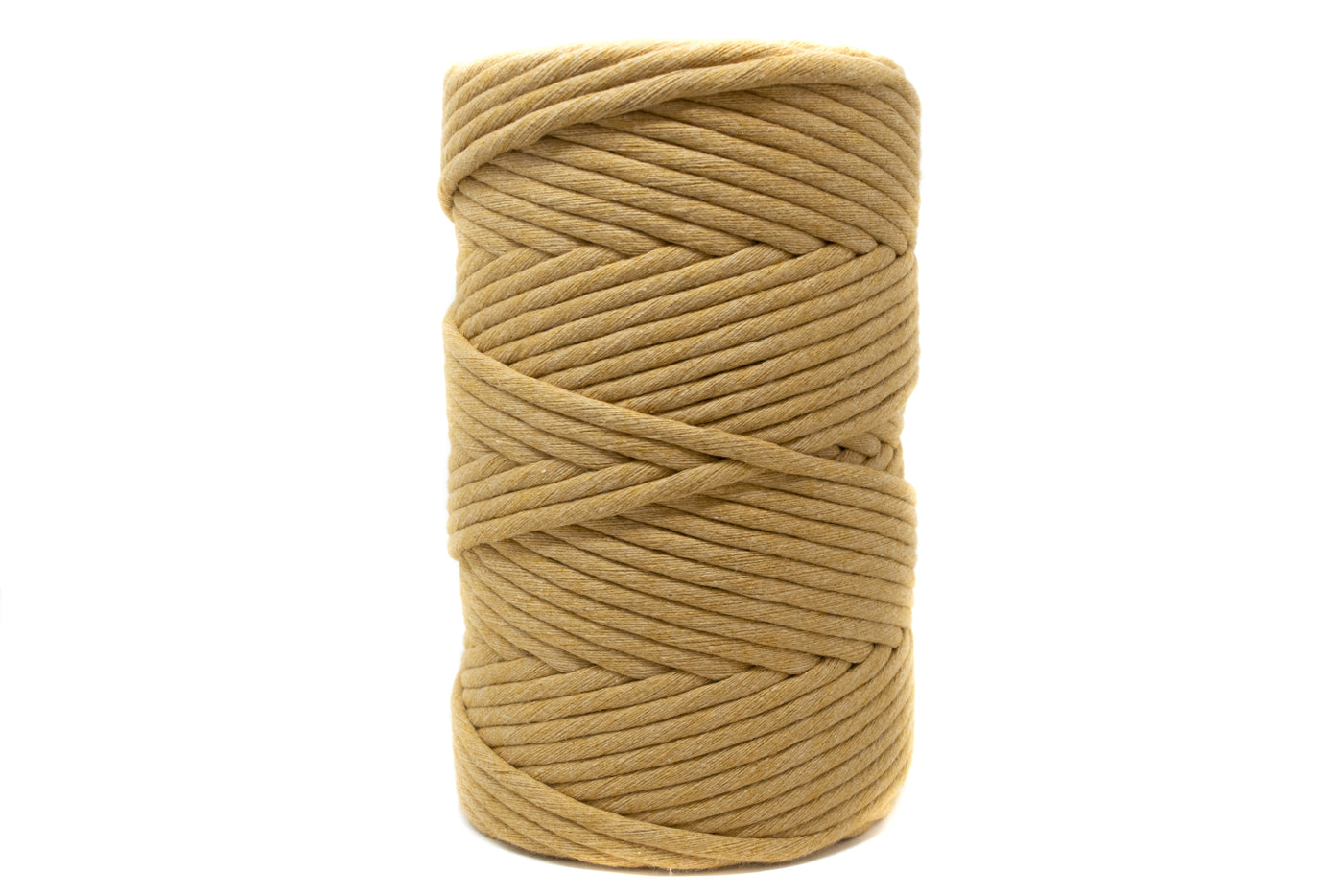 JUMBO SOFT COTTON CORD ZERO WASTE 8 MM - 1 SINGLE STRAND - CAFE LATTE COLOR