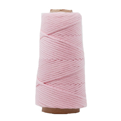 COMBED COTTON CONE 4 MM - BABY PINK COLOR