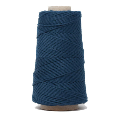 COMBED COTTON CONE 2 MM - DARK BLUE COLOR