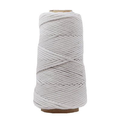 COMBED COTTON CONE 4 MM - LIGHT GRAY COLOR
