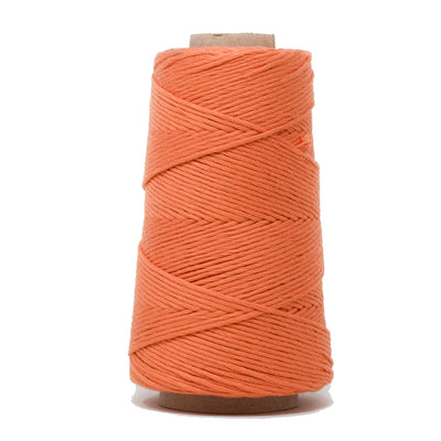 COMBED COTTON CONE 2 MM - ORANGE COLOR