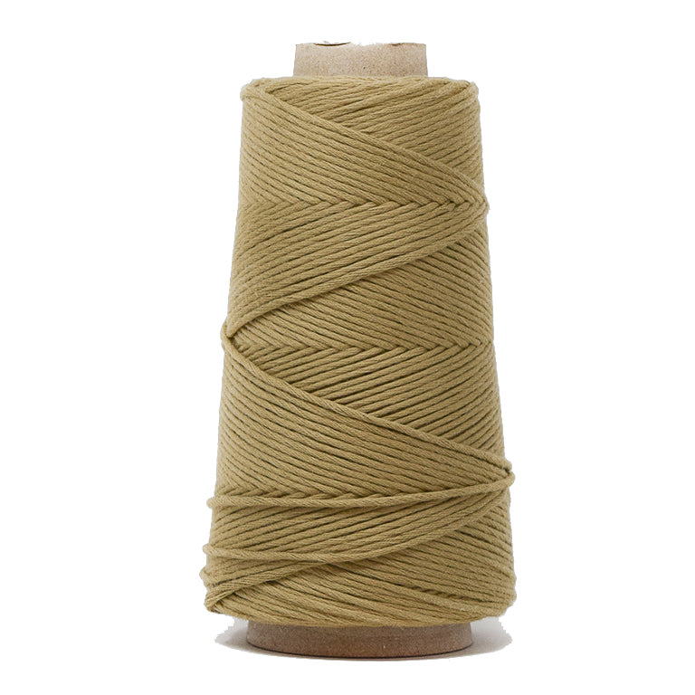 COMBED COTTON CONE 2 MM - TAUPE COLOR