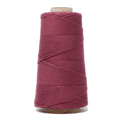 COMBED COTTON CONE 2 MM - GRAPE COLOR