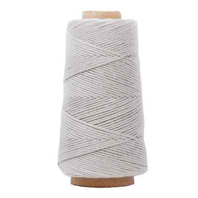 COMBED COTTON CONE 2 MM - LIGHT GRAY COLOR