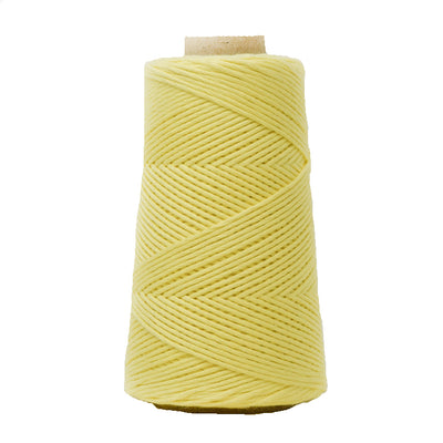 COMBED COTTON CONE 2 MM - SOFT YELLOW COLOR