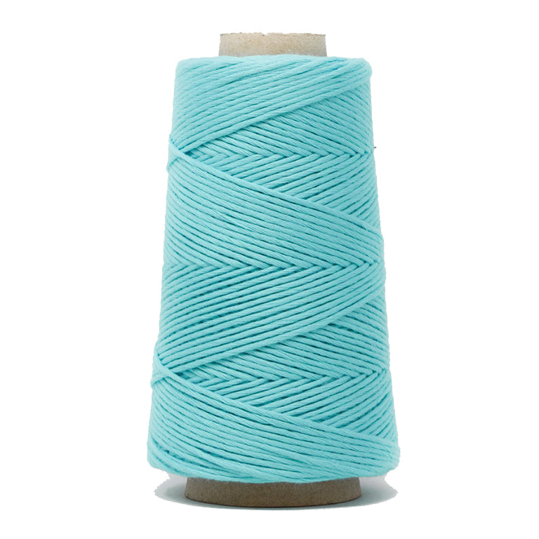 COMBED COTTON CONE 2 MM - TURQUOISE COLOR