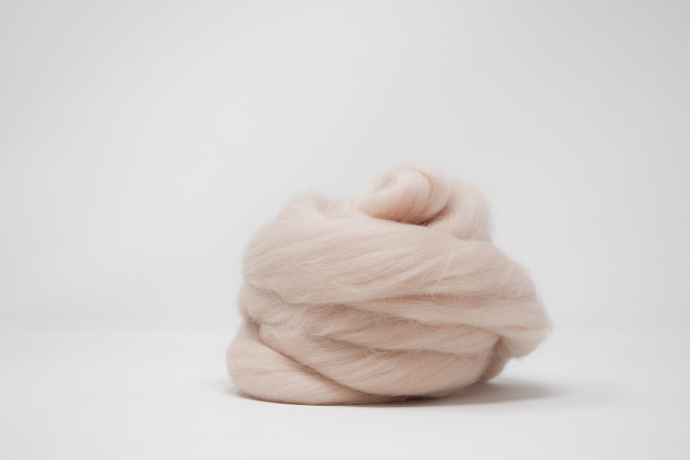 MERINO WOOL ROVING - BALLET PINK