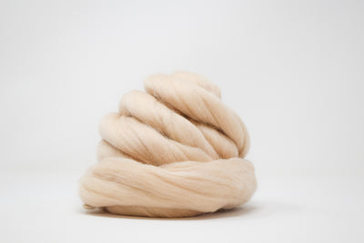 MERINO WOOL ROVING - COCONUT