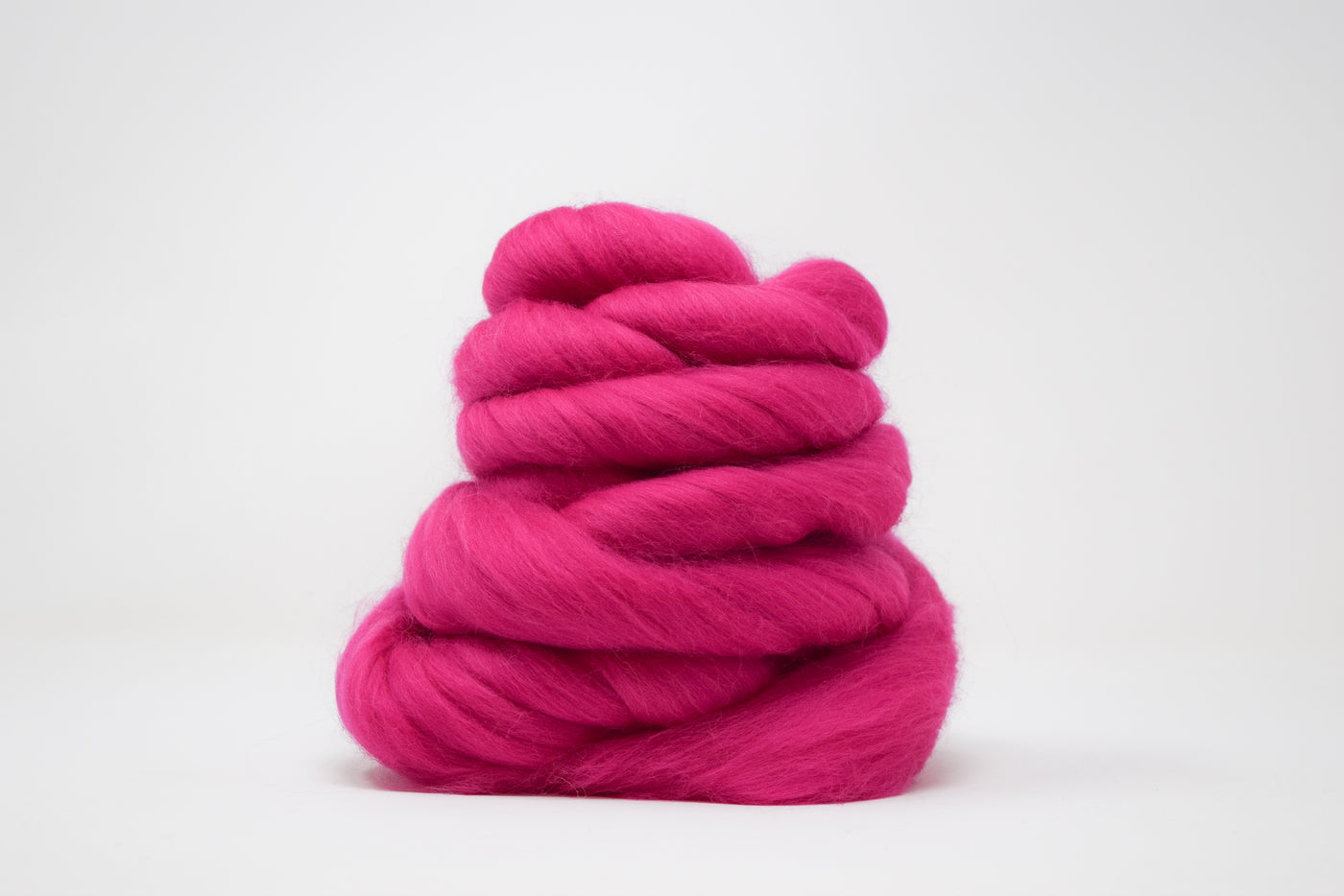 MERINO WOOL ROVING - FRENCH PINK