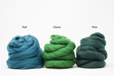 MERINO WOOL ROVING - CLOVER