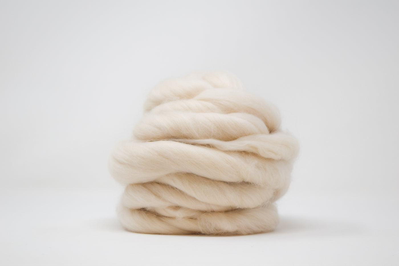 MERINO WOOL ROVING - IVORY